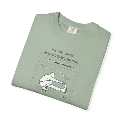 Full Duck Position Blueprint Graphic Tee - Just Gigi IFYKYK