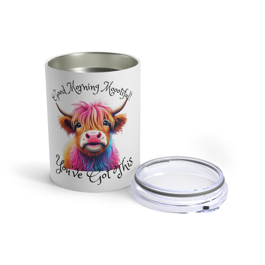 Good Morning Moootiful Tumbler Small