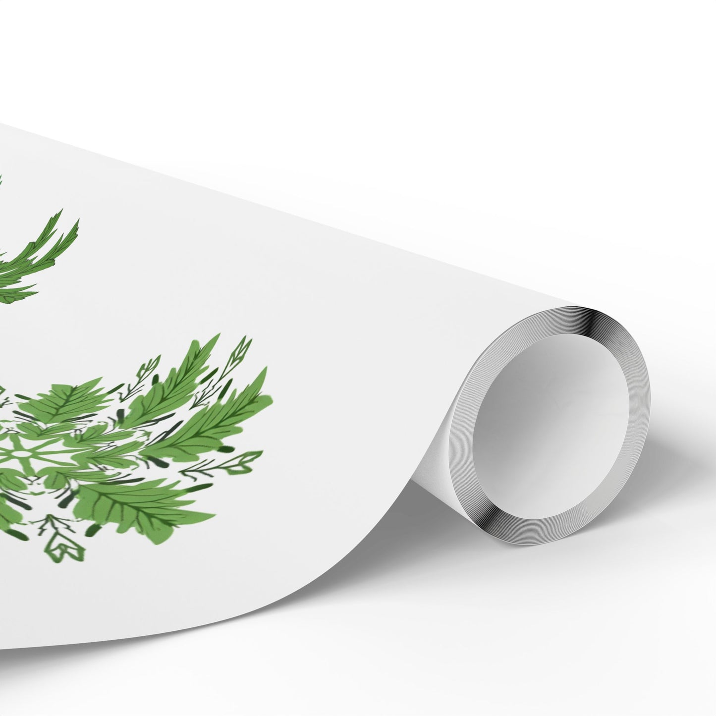 Tree Mandalas in Green Paper Roll - Just Gigi IFYKYK