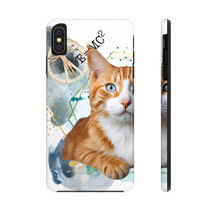 E=MC2 Cat Tough Phone Cases