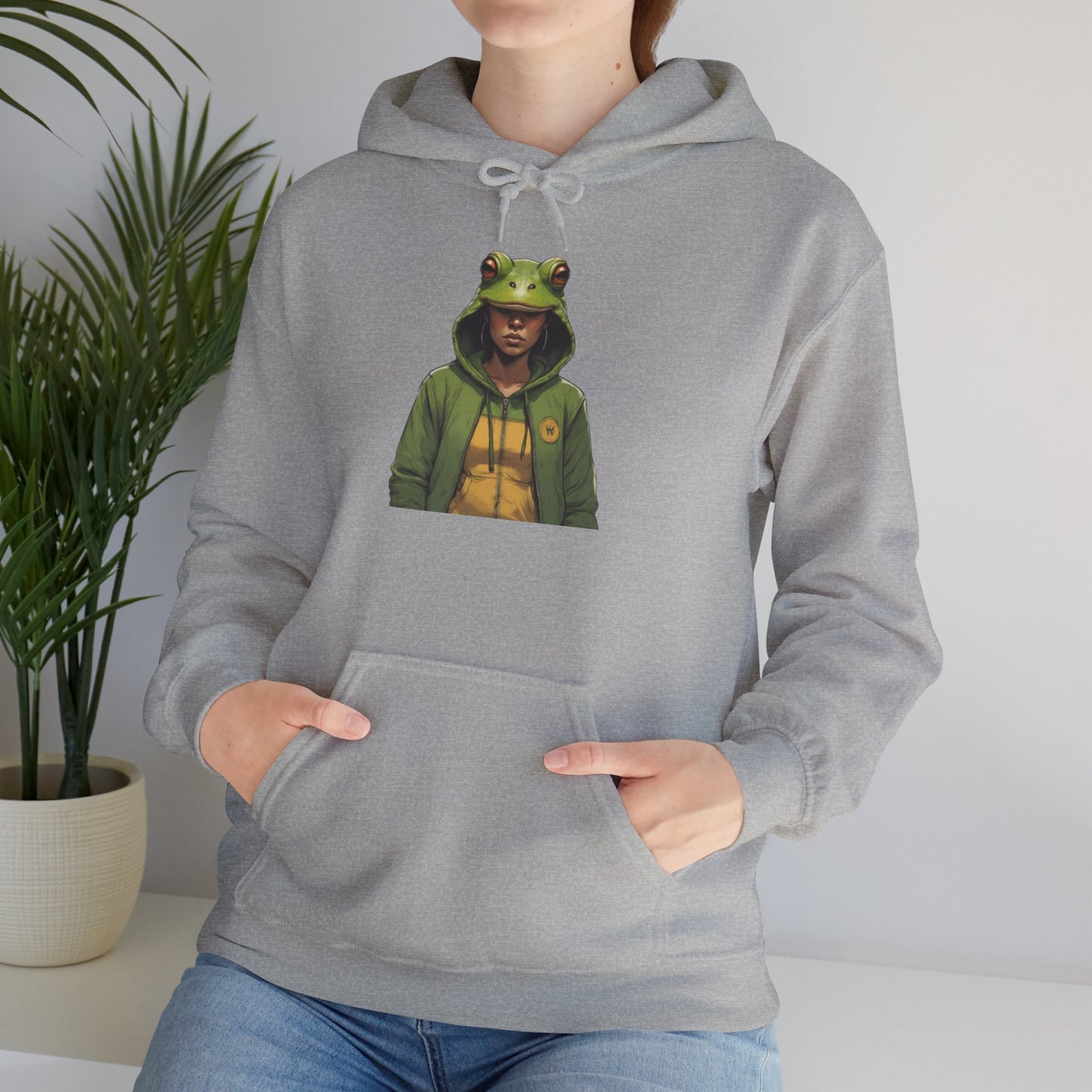 Frog Woman Graphic Hoodie – Unique Statement Streetwear  Just Gigi IFYKYK