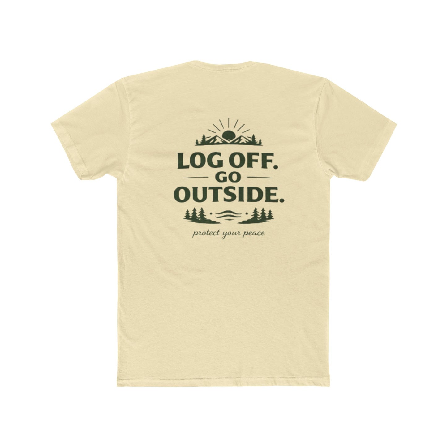 Log Off Go Outside Tee From EDRL by Just Gigi IFYKYK