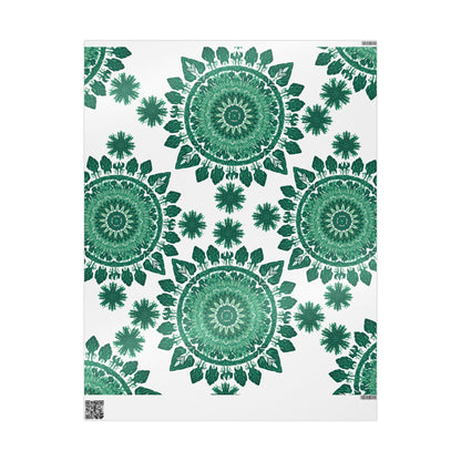Pine Mandala Minimalist Wrapping Paper - Just Gigi IFYKYK