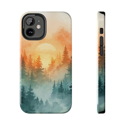 Sunset Forest Mist Tough Phone Case -Just Gigi IFYKYK