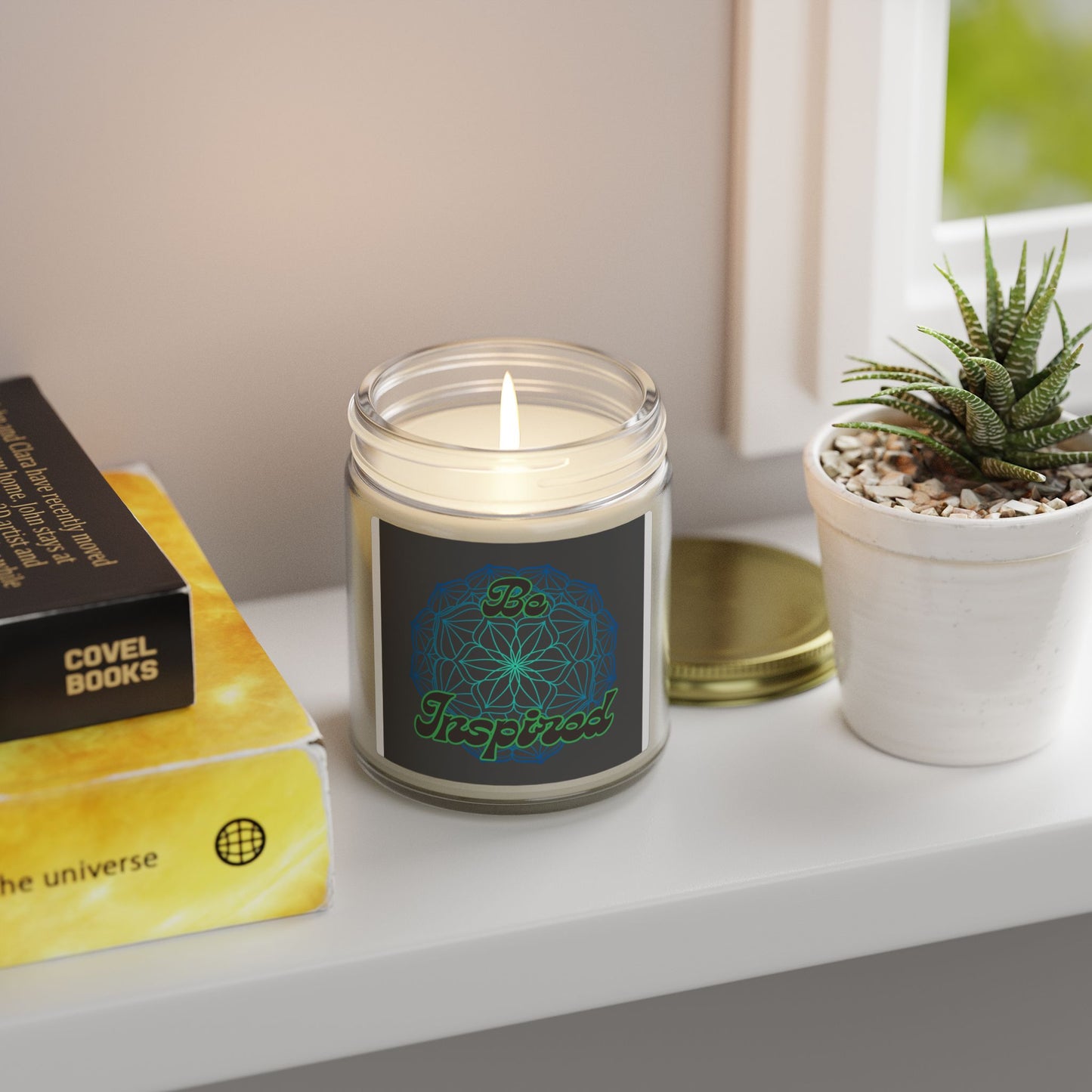 Be Inspired Coconut Apricot  Wax Jar Candle (4oz/9oz) Just Gigi IFYKYK