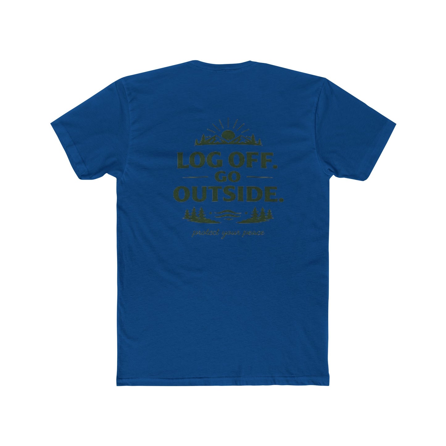 Log Off Go Outside Tee From EDRL by Just Gigi IFYKYK