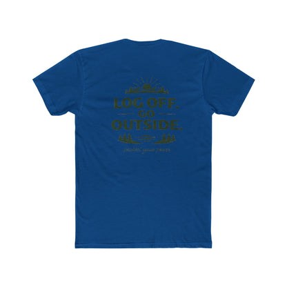 Log Off Go Outside Tee From EDRL by Just Gigi IFYKYK