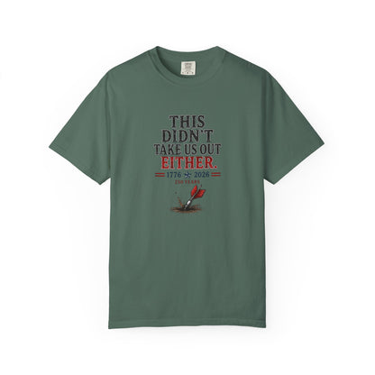Lawn Dart Patriotic Graphic T-Shirt — 250th Anniversary 1776–2026