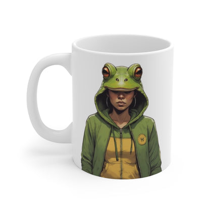 Quirky Chick Frog Mug – 11oz | Just Gigi IFYKYK