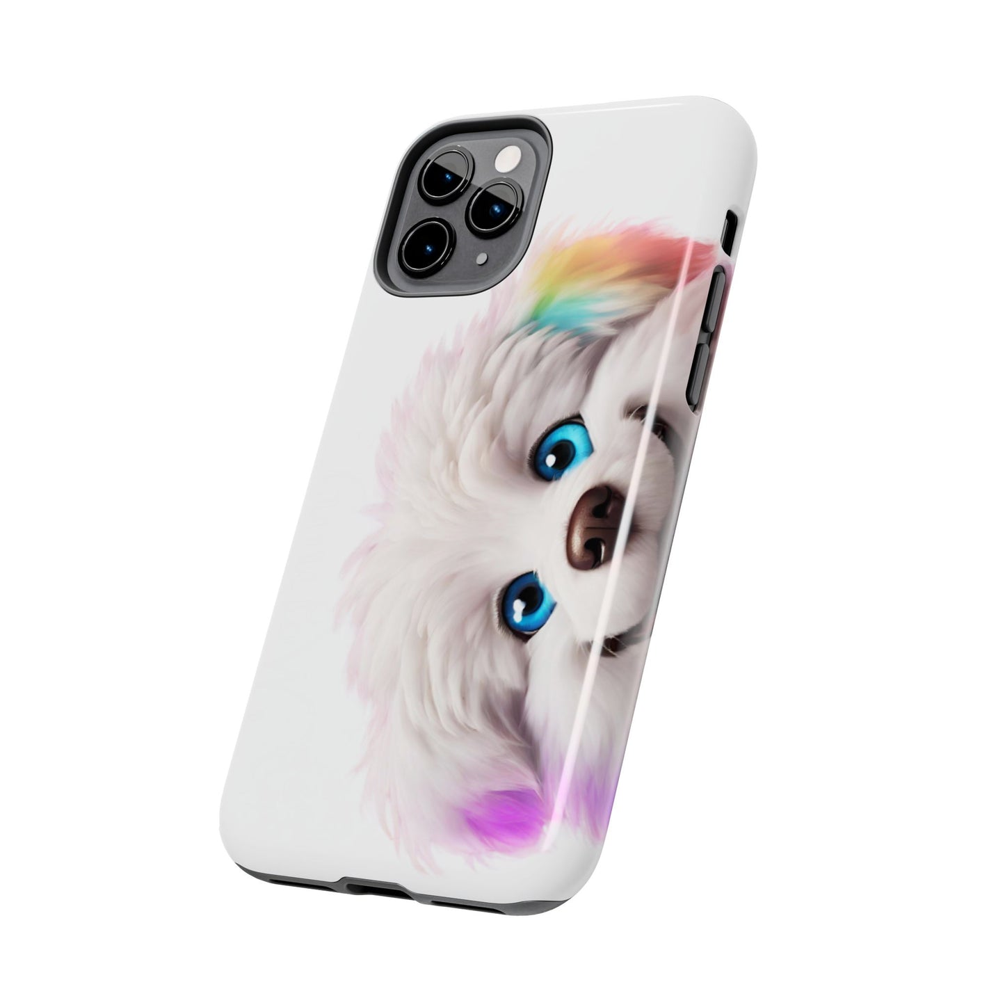 Peeking Doggo design Tough Phone Cases