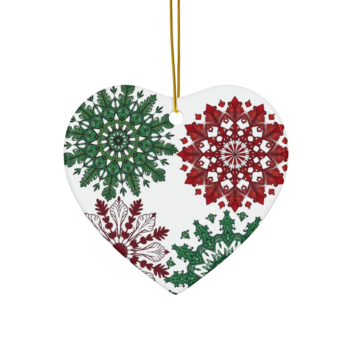OG Red & Green Ceramic Ornaments  — Choose Your Shape - Just Gigi IFYKYK