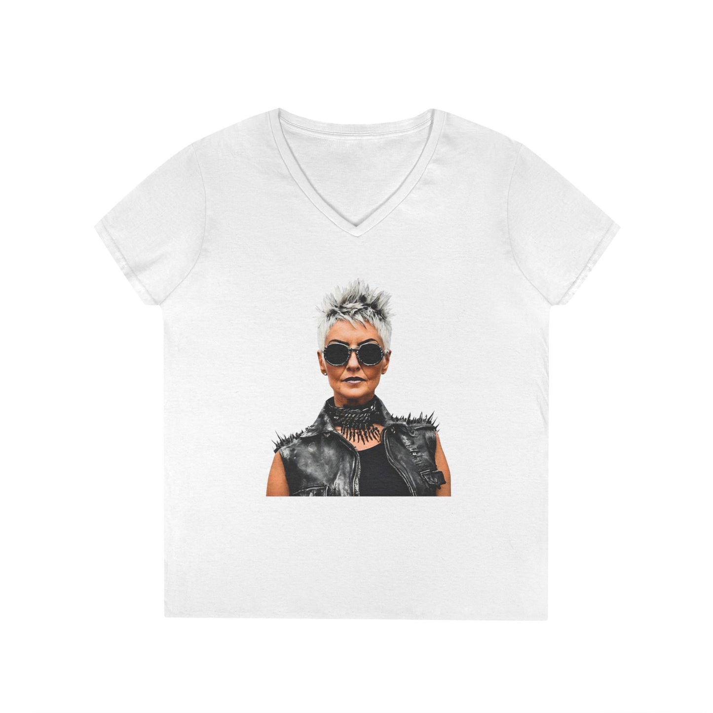 Just Gigi IFYKYK Audaciously You  Ladies' V-Neck T-Shirt