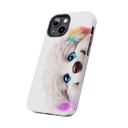 Peeking Doggo design Tough Phone Cases