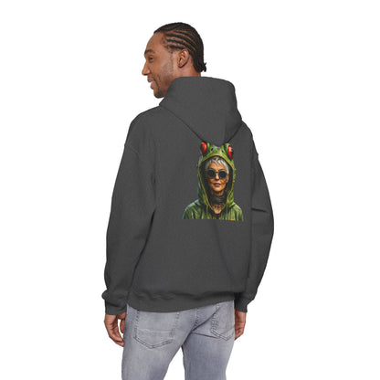 Resistance Est. 1776 Hoodie — Frog Hood Portrait Graphic Sweatshirt