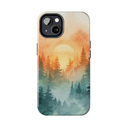 Sunset Forest Mist Tough Phone Case -Just Gigi IFYKYK