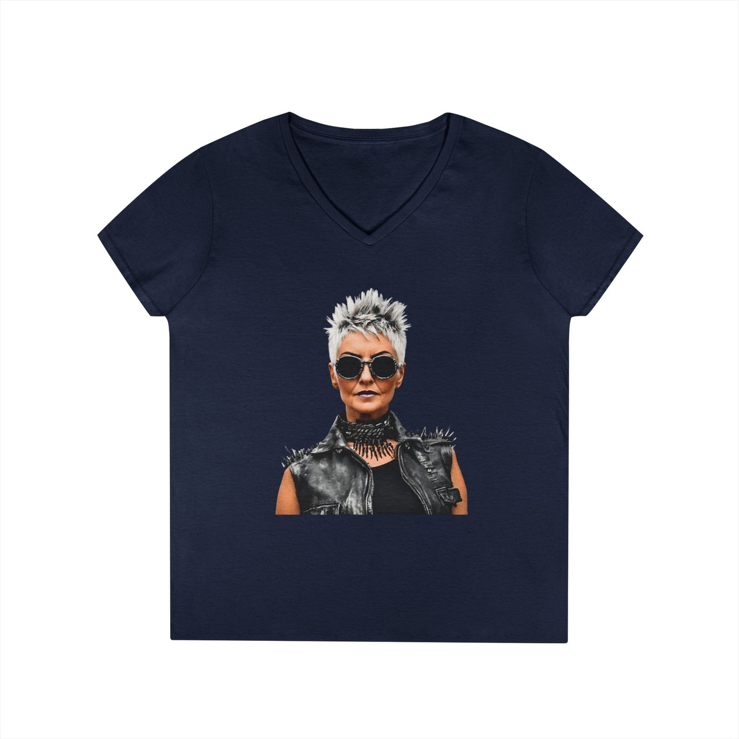 Just Gigi IFYKYK Audaciously You  Ladies' V-Neck T-Shirt