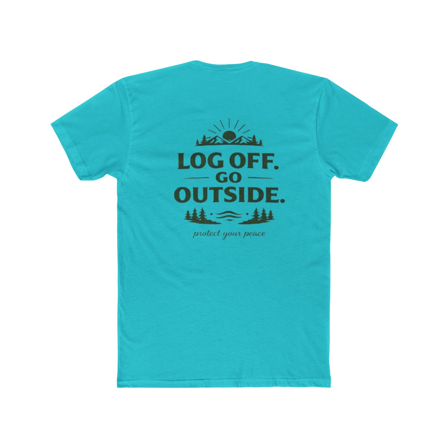 Log Off Go Outside Tee From EDRL by Just Gigi IFYKYK