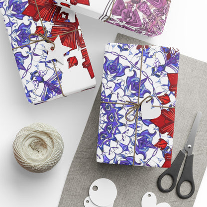 Kaleidoscope Mandala Snowflake Wrapping Paper -Just Gigi IFYKYK