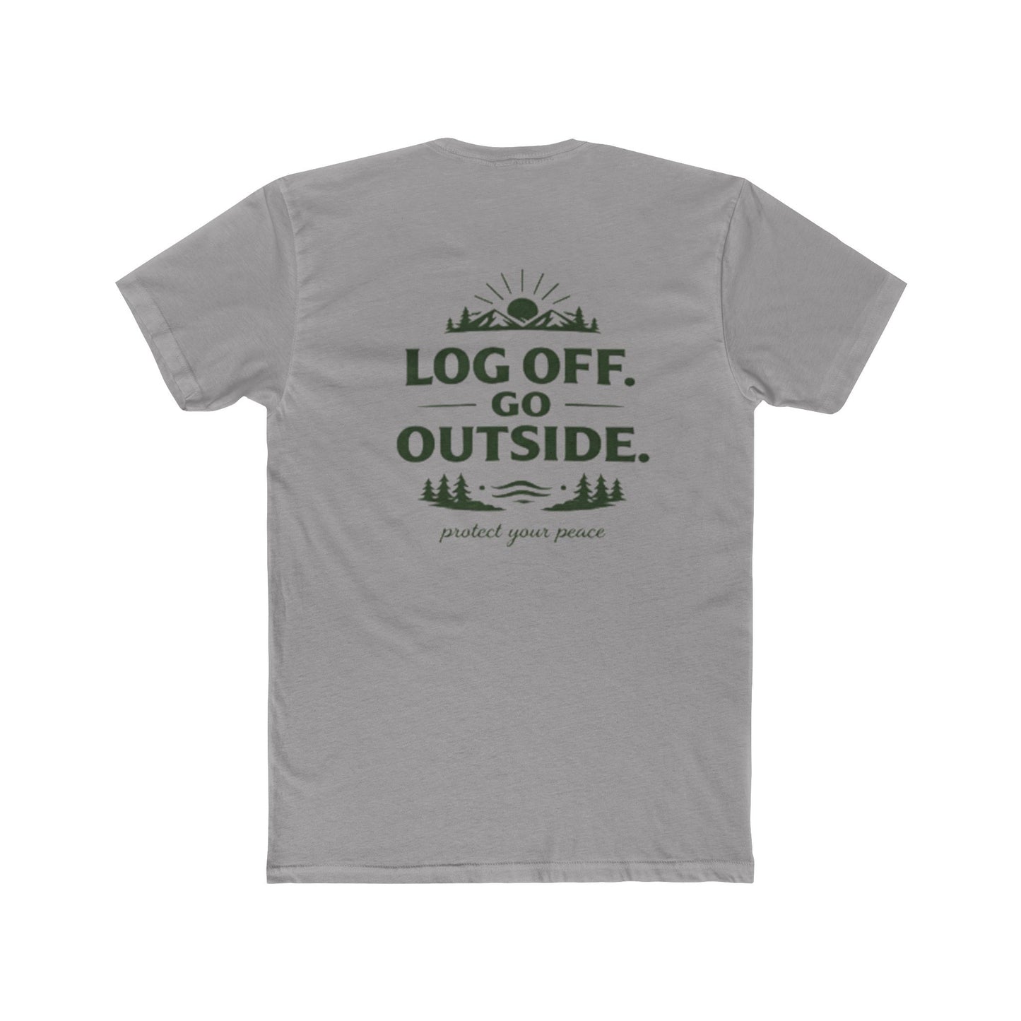 Log Off Go Outside Tee From EDRL by Just Gigi IFYKYK