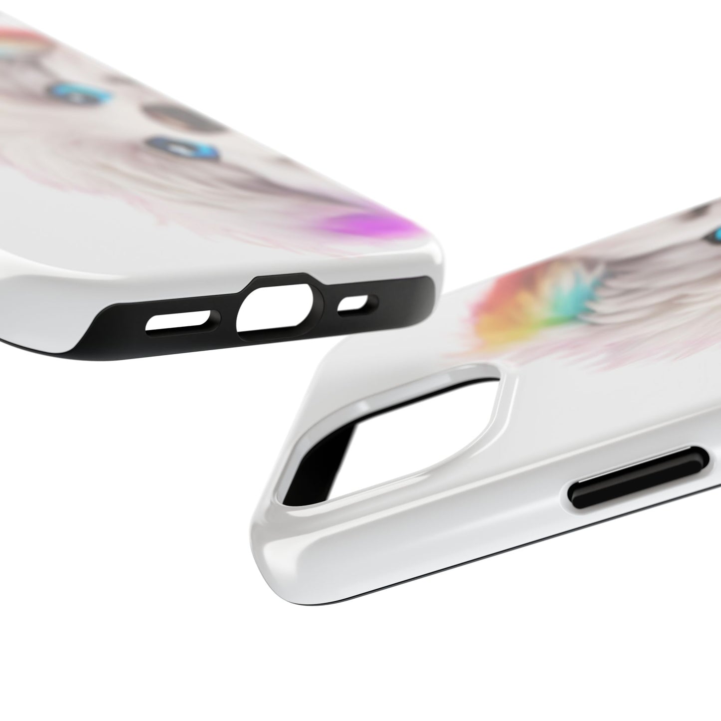 Peeking Doggo design Tough Phone Cases