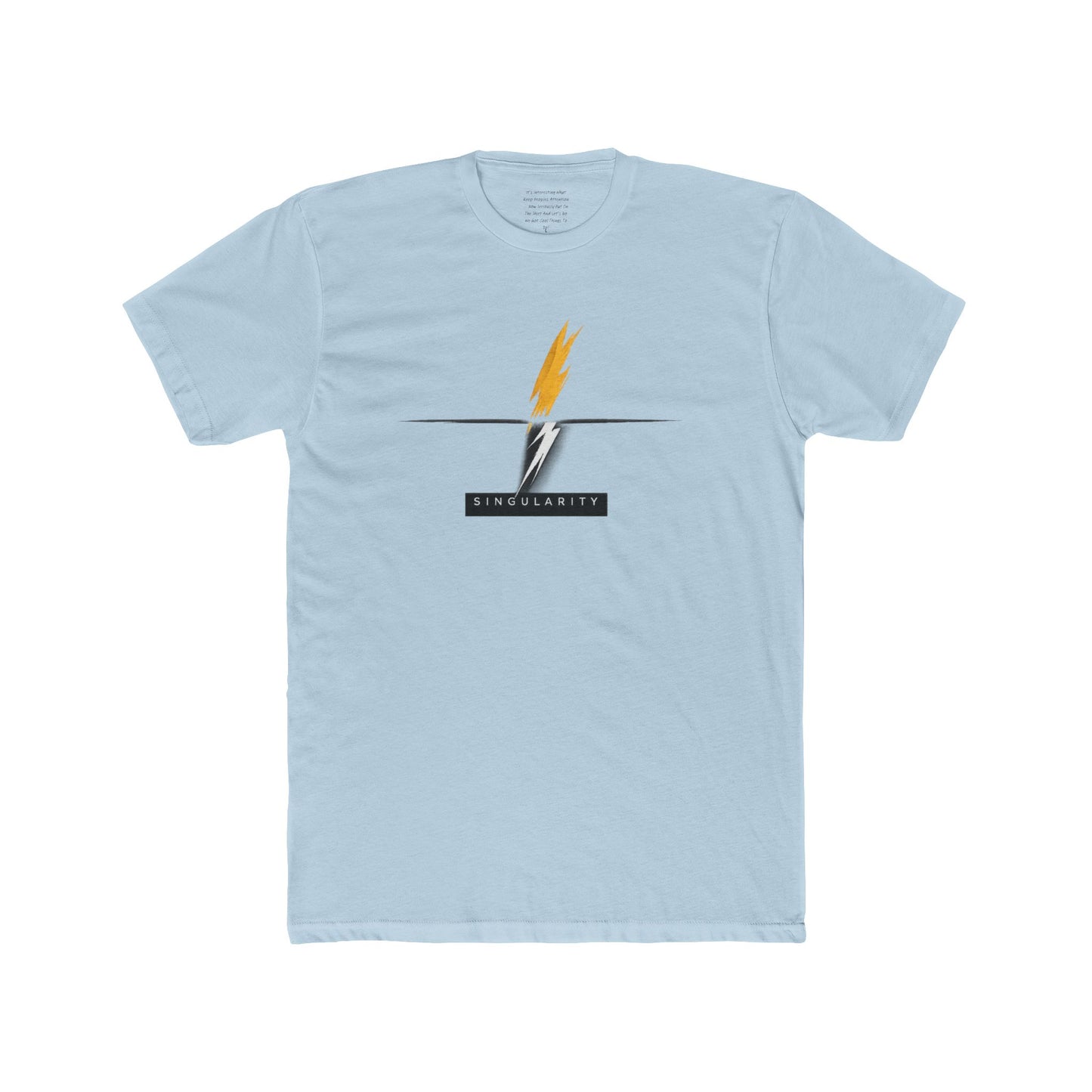 The Singularity Minimal Graphic Cotton Tee ONWARD Brand By Gigi