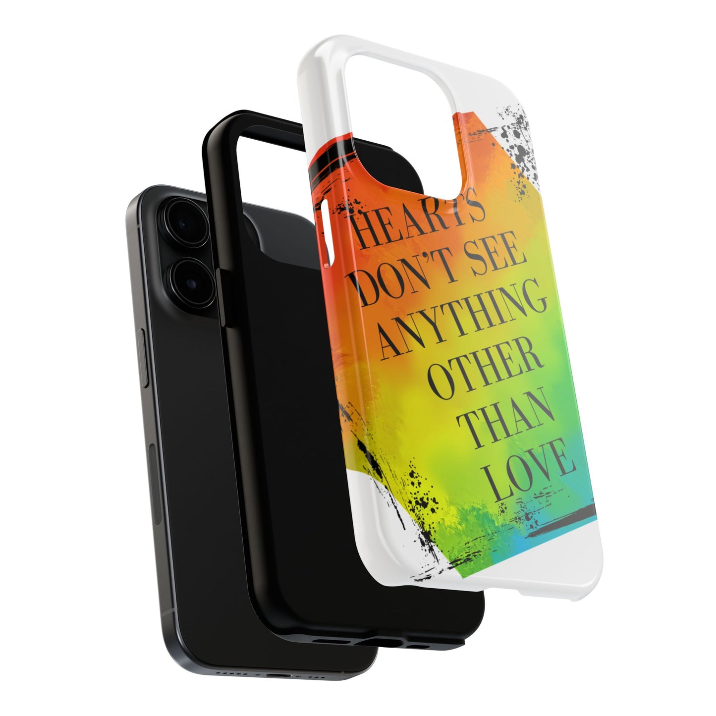 Hearts don't see anything other than love Tough Phone Cases Just Gigi IFYKYK