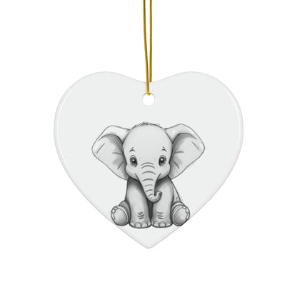 White Elephant 2025 Keepsake Ceramic Ornament — Just Gigi IFYKYK
