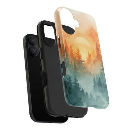 Sunset Forest Mist Tough Phone Case -Just Gigi IFYKYK