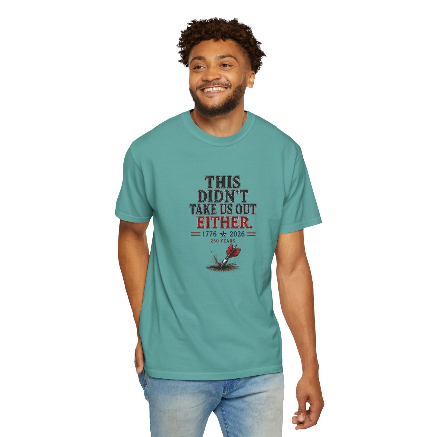 Lawn Dart Patriotic Graphic T-Shirt — 250th Anniversary 1776–2026