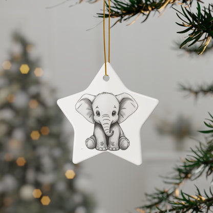White Elephant 2025 Keepsake Ceramic Ornament — Just Gigi IFYKYK