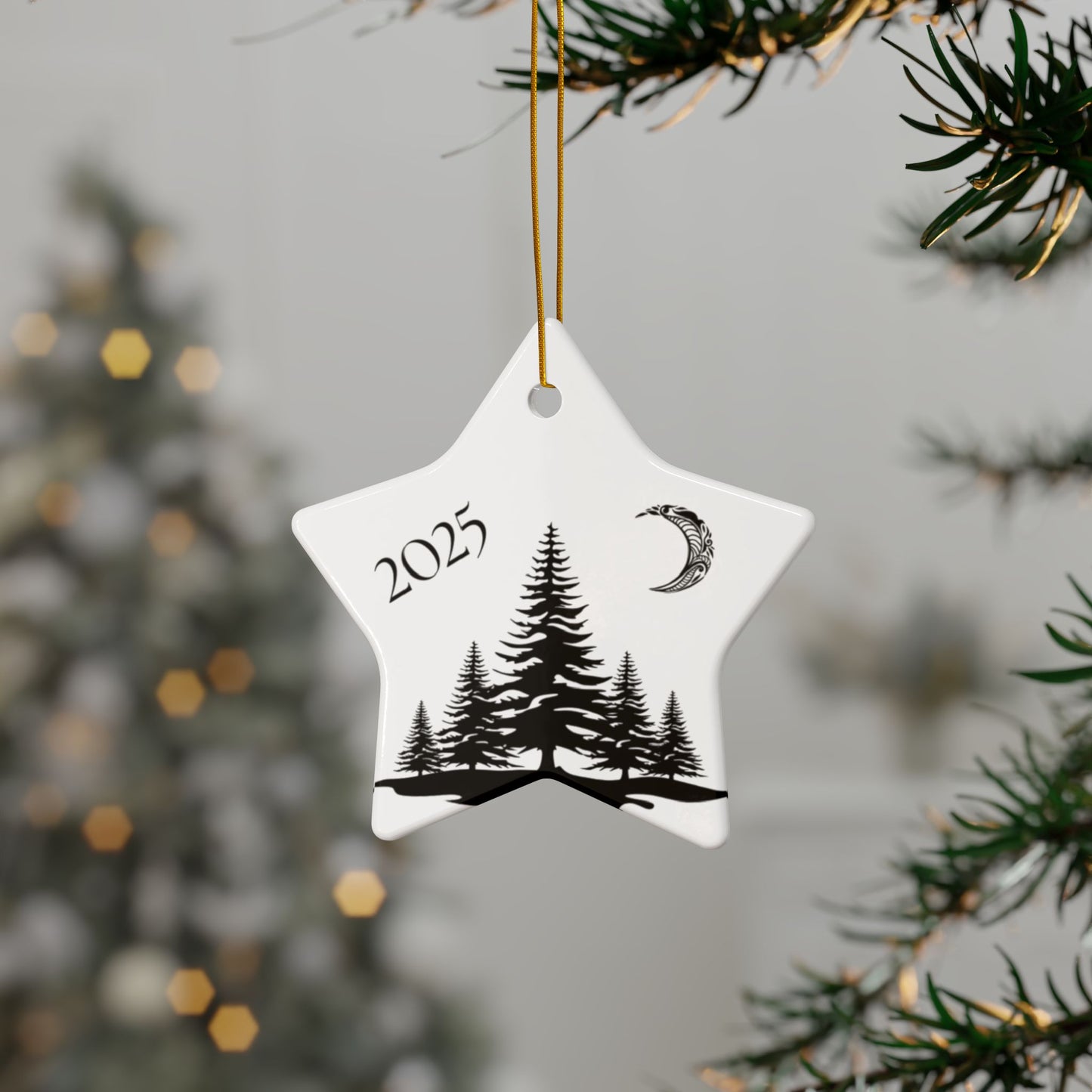 2025 Filigree Moon Ceramic Star Ornament – Just Gigi IFYKYK