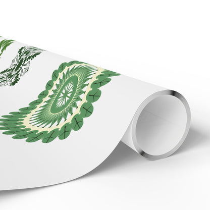 Tree Mandalas in Green Paper Roll - Just Gigi IFYKYK