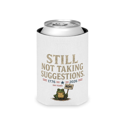 250th Anniversary Patriotic USA Frog Can Koozie