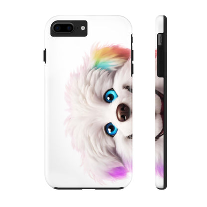 Peeking Doggo design Tough Phone Cases