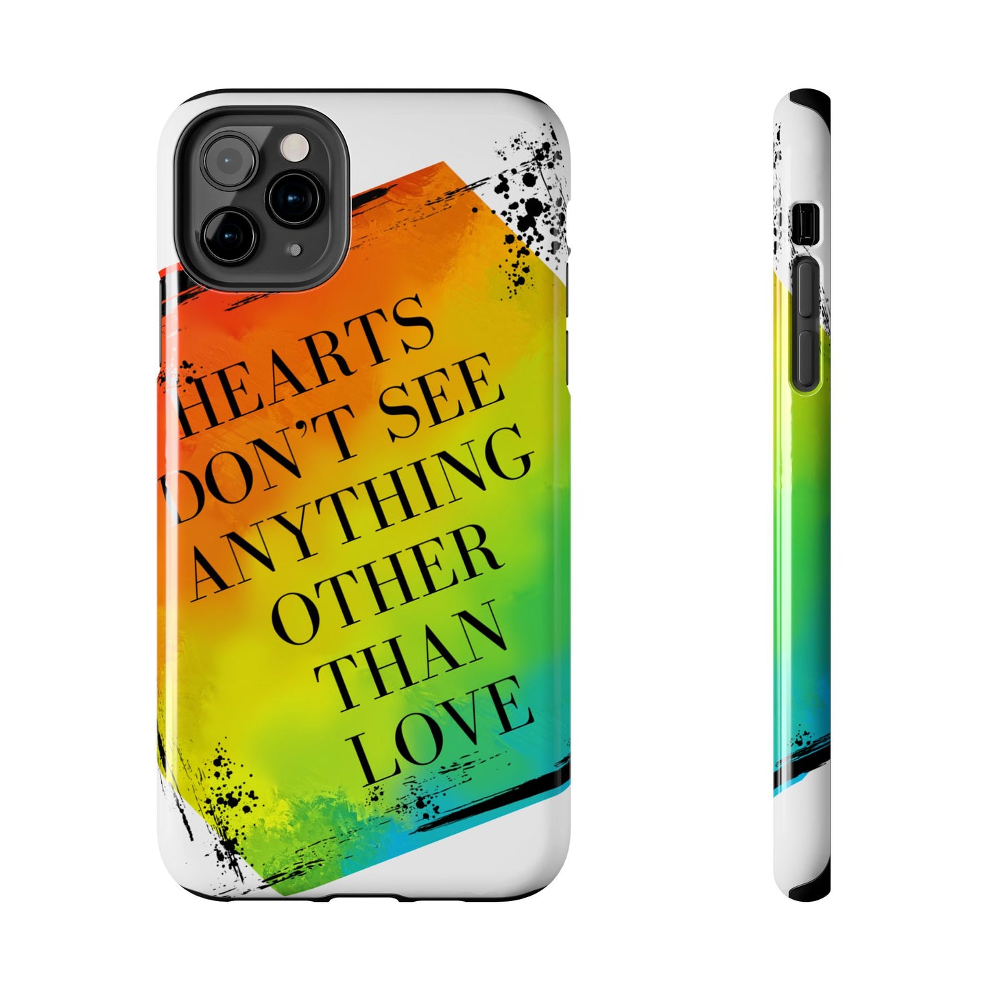 Hearts don't see anything other than love Tough Phone Cases Just Gigi IFYKYK