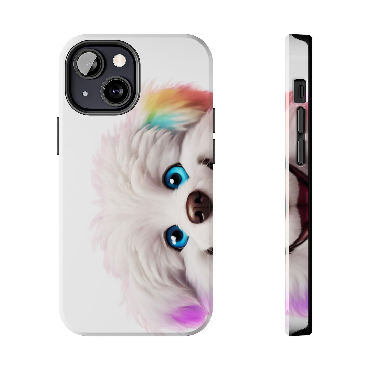 Peeking Doggo design Tough Phone Cases