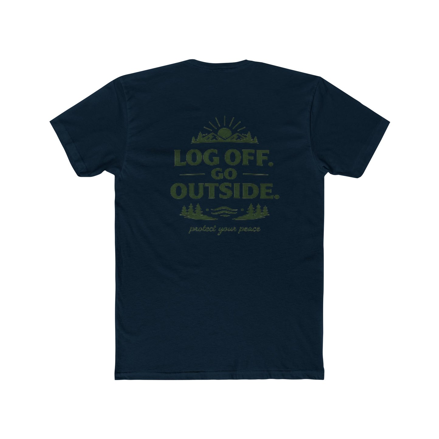 Log Off Go Outside Tee From EDRL by Just Gigi IFYKYK