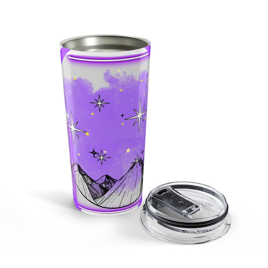 Purple Mountains Tumbler - 20oz Insulated Tumbler Just Gigi IFYKYK