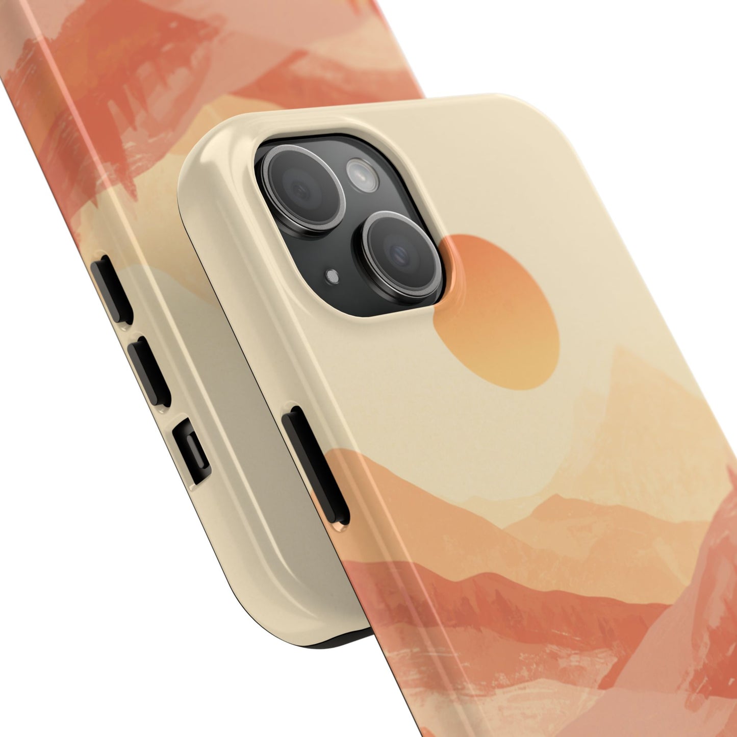 Sunset Mountain Meditation Tough Phone Case - Just Gigi IFYKYK
