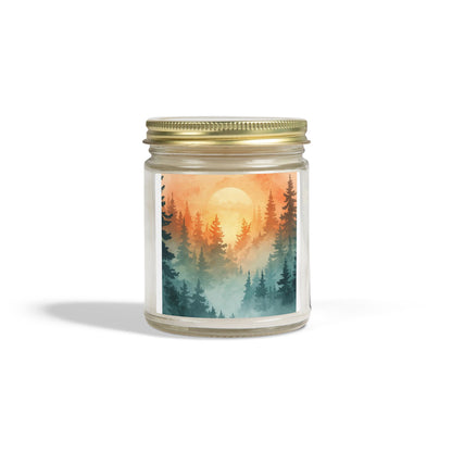 Sunrise Forest  Coconut Apricot Wax Candle (4oz or 9oz) Just Gigi IFYKYK