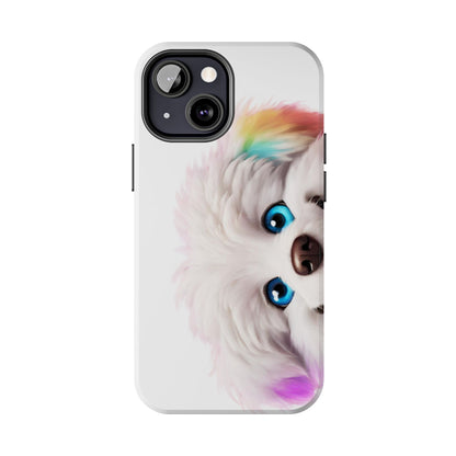 Peeking Doggo design Tough Phone Cases