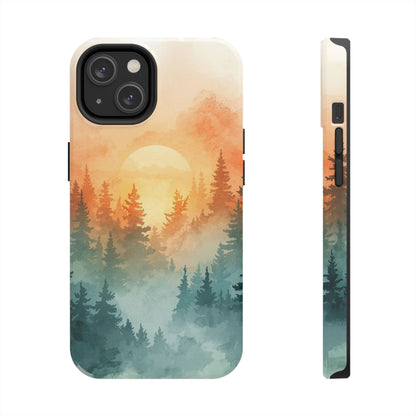 Sunset Forest Mist Tough Phone Case -Just Gigi IFYKYK