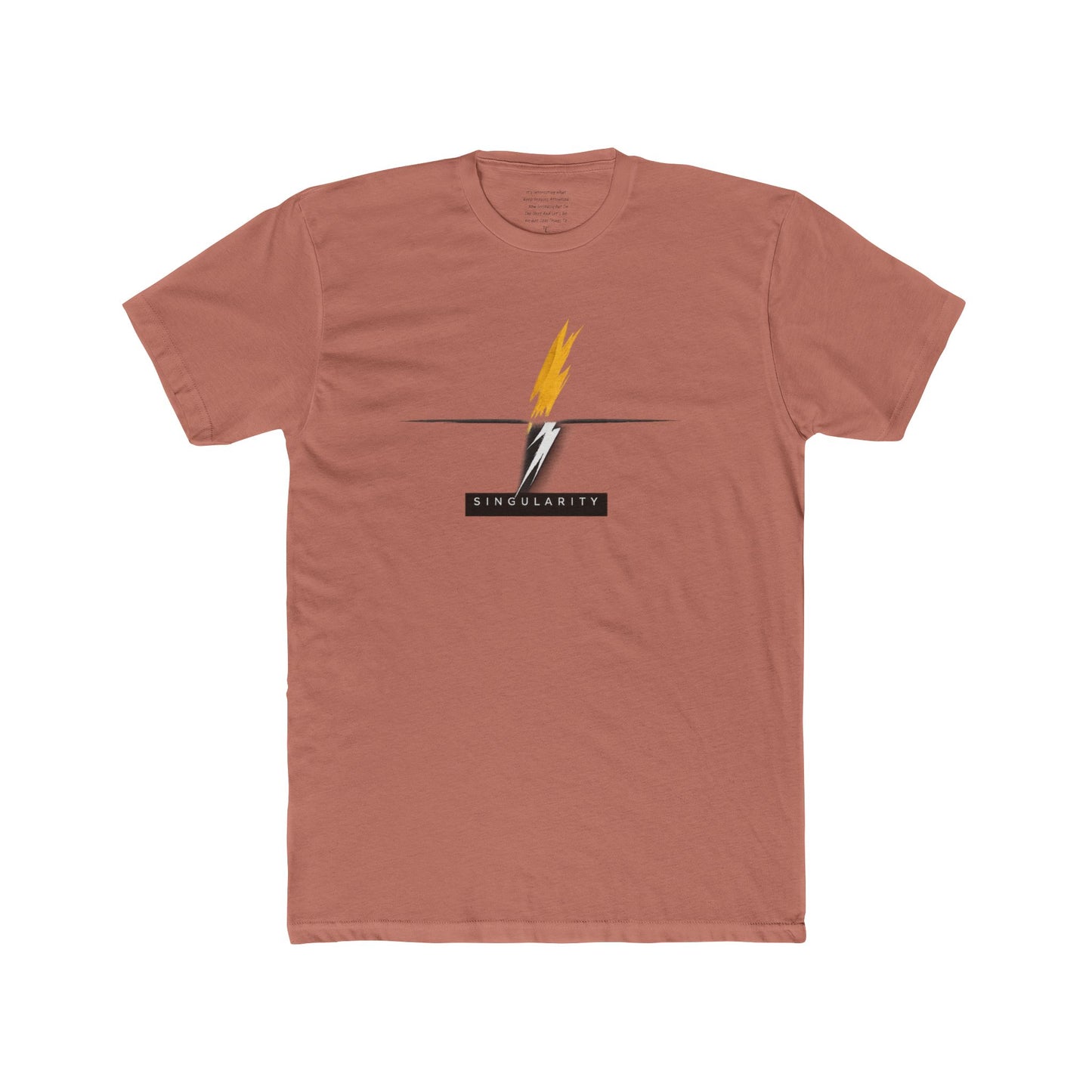 The Singularity Minimal Graphic Cotton Tee ONWARD Brand By Gigi