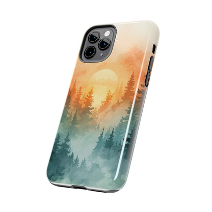 Sunset Forest Mist Tough Phone Case -Just Gigi IFYKYK