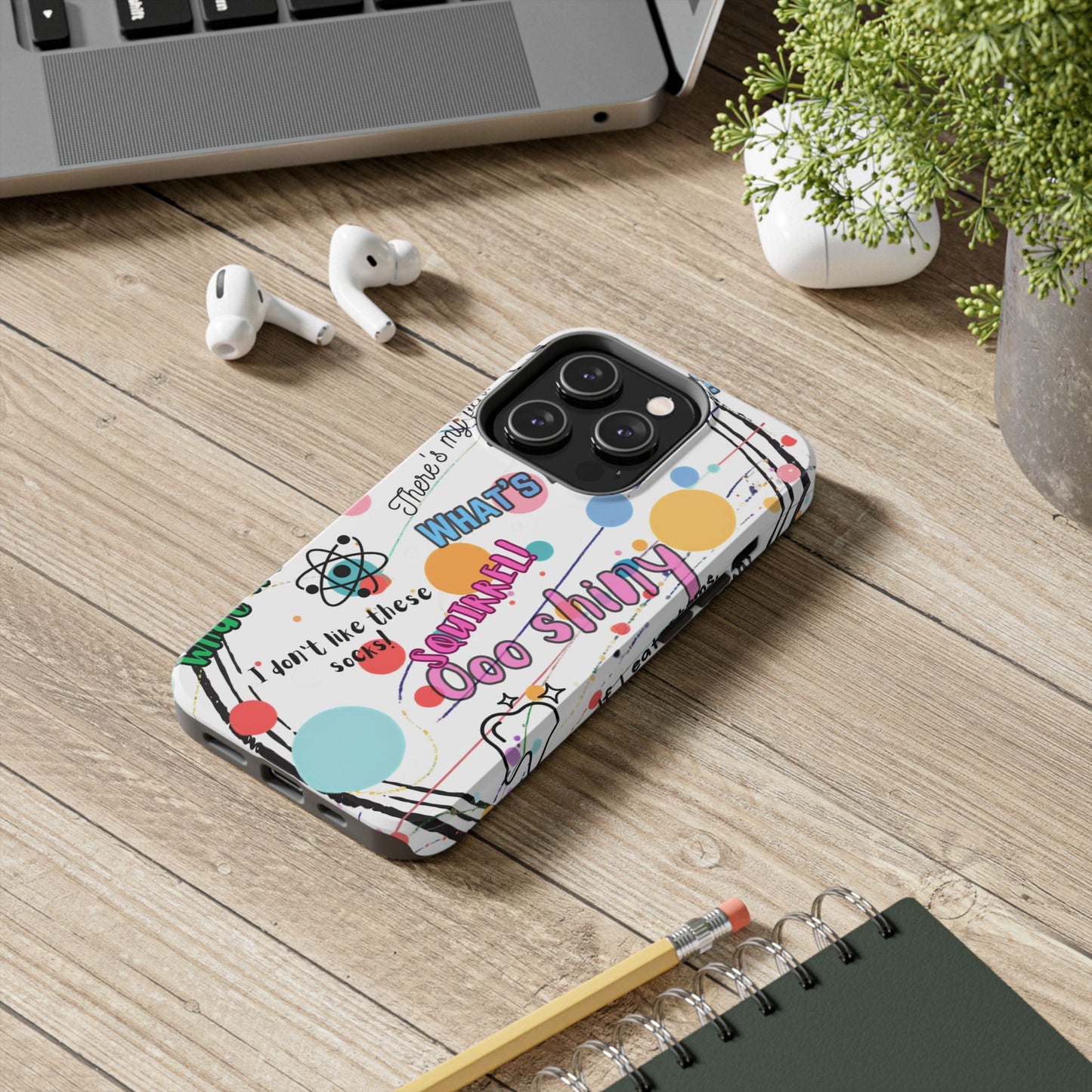 ADHD out loud Tough Phone Case by Just Gigi IFYKYK