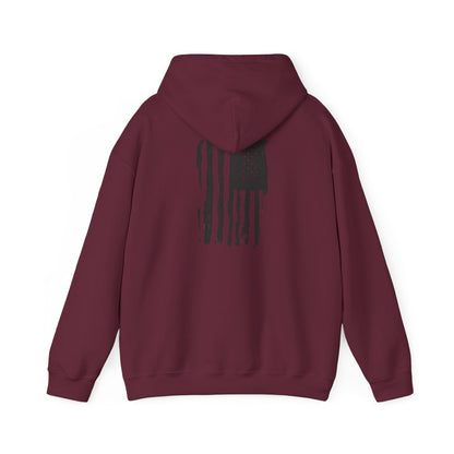 Resistance Hoodie — Vintage Flag Graphic Hooded Sweatshirt (Est. 1776)