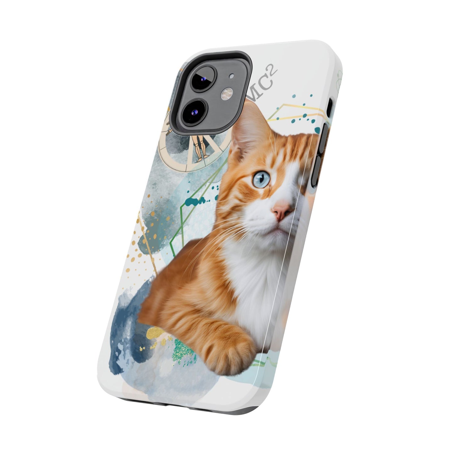E=MC2 Cat Tough Phone Cases