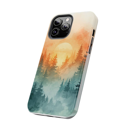 Sunset Forest Mist Tough Phone Case -Just Gigi IFYKYK