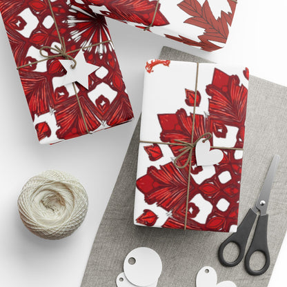 Retro Red Designer Wrapping Paper Roll — Just Gigi IFYKYK