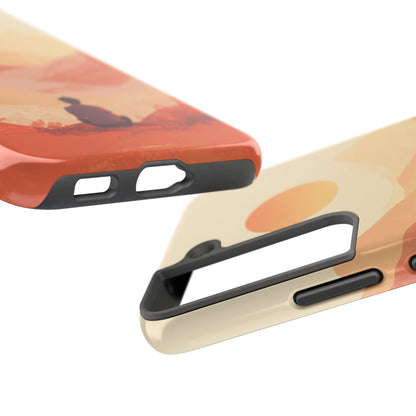 Sunset Mountain Meditation Tough Phone Case - Just Gigi IFYKYK